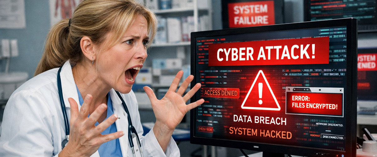 Hacker am Computer